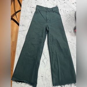 Green Zara Marine Jeans - Size 2